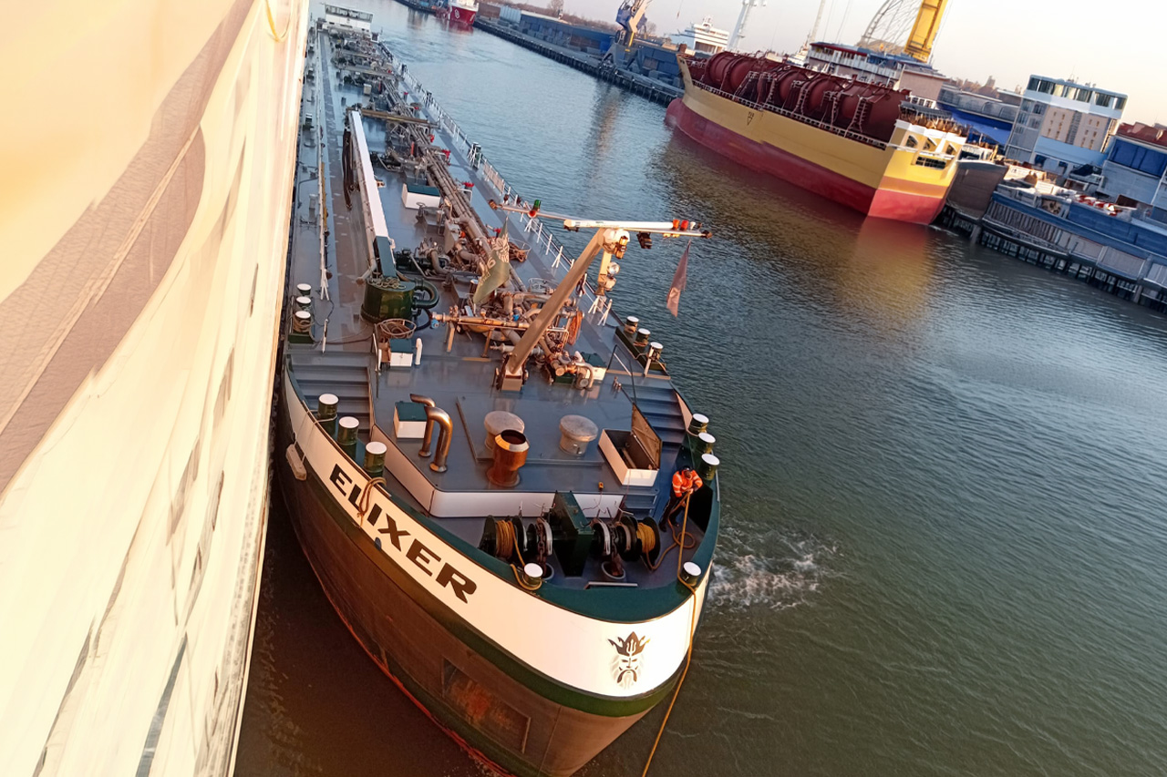 ams deja, ams barging, bunkering, transport, mass flow meter, dpp, liquid bulk